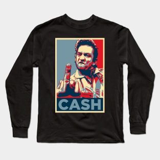 Cash Middle Finger Hope Long Sleeve T-Shirt